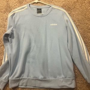 Light Blue Adidas Crewneck